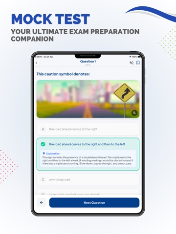 CO DMV Driving Practice Test iPad screenshot