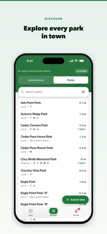 Eagle Mountain Parks iPhone screenshot
