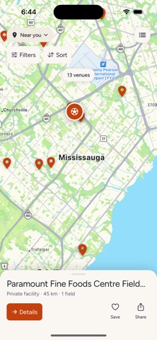 Onside iPhone screenshot