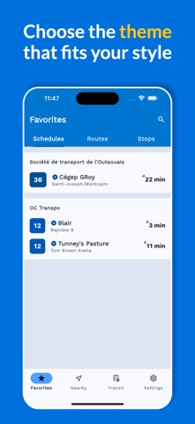 Fleety: Public Transit Tracker iPhone screenshot