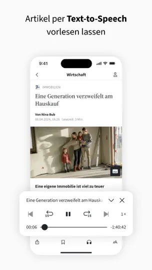 Screenshot von F.A.Z. - Nachrichten auf dem iPhone 5