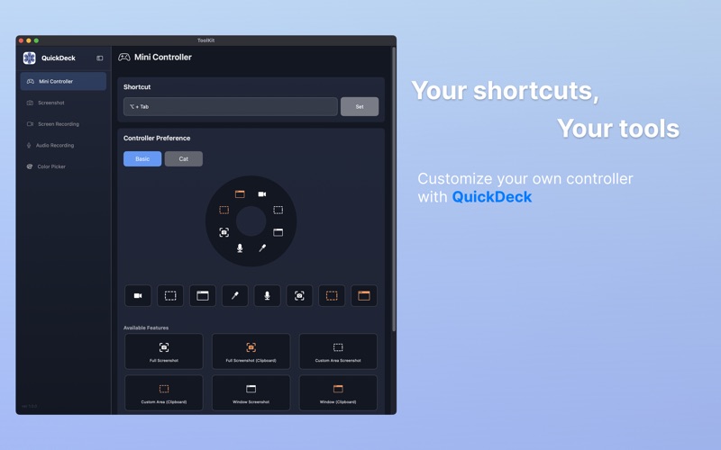 QuickDeck screenshot