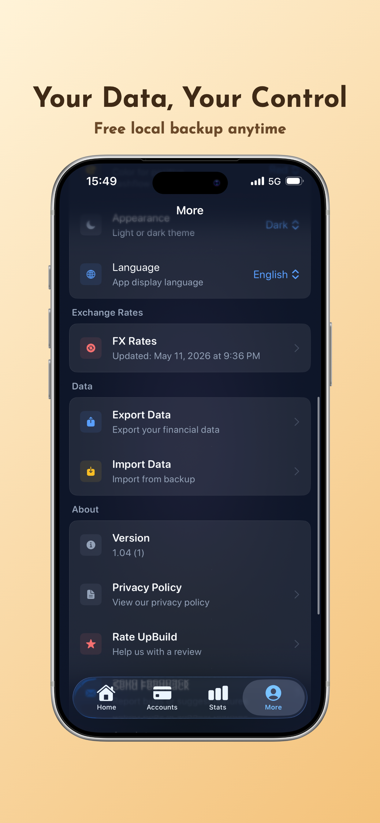 UpBuild - Track & Grow Wealth