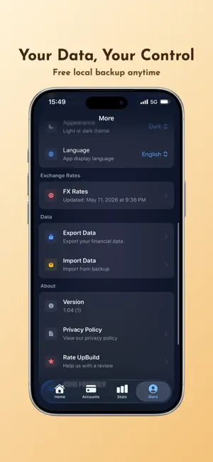 UpBuild - Track & Grow Wealth screenshot 4