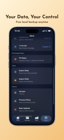 UpBuild - Track & Grow Wealth Screenshot 4 of 6