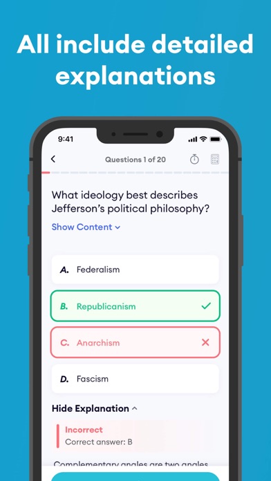 GED® Test Prep 2026 iPhone screenshot 2 - Education app