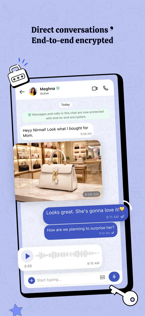 Screenshot #1 pour Arattai Messenger