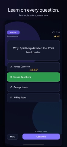 Trivixo iPhone screenshot