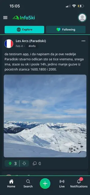 InfoSki screenshot 2