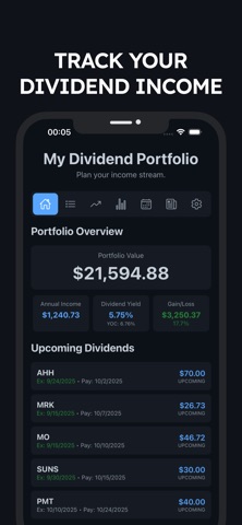 My Dividends: Income Tracker screenshot