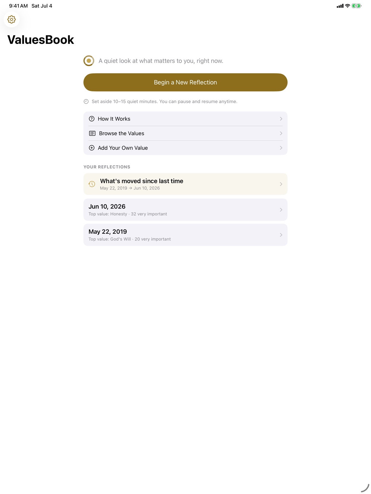 Screenshot 7 of ValuesBook