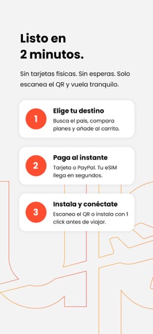 MyRoamUp: Internet eSIM viajes iPhone screenshot