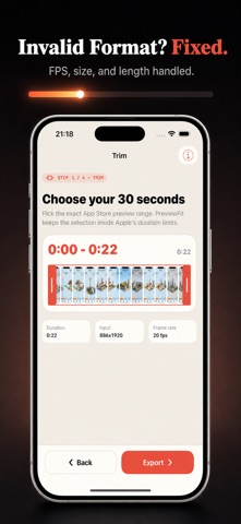 PreviewFit: App Preview Fixer iPhone screenshot 2
