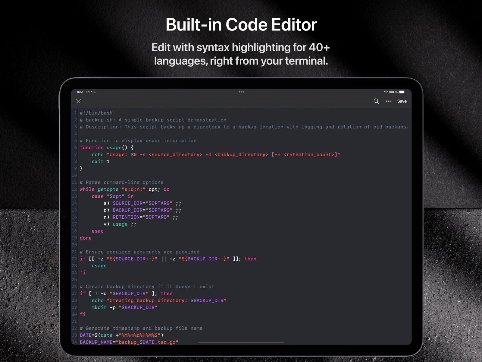 Termix: SSH Client & Terminal ipad screenshot 4