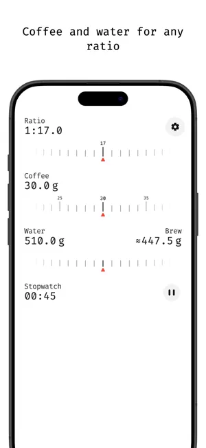 Ratio M8: Coffee Calculator screenshot 1