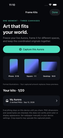Aurora Live のスクリーンショット
