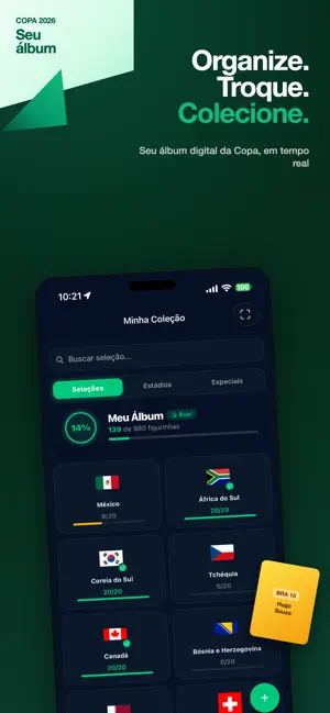 Figurinhas da Copa: Álbum iPhone screenshot 1