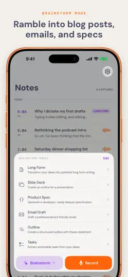 Screenshot von Quick Notes (easy Voice Notes) auf dem iPhone 5