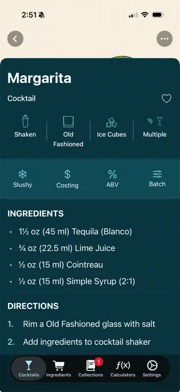 Bevnap: Cocktail Recipes screenshot 3 of 10