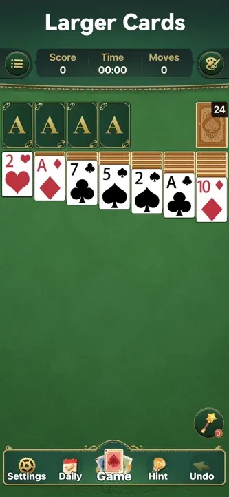 Klondike Solitaire: Brain Game screenshot 1