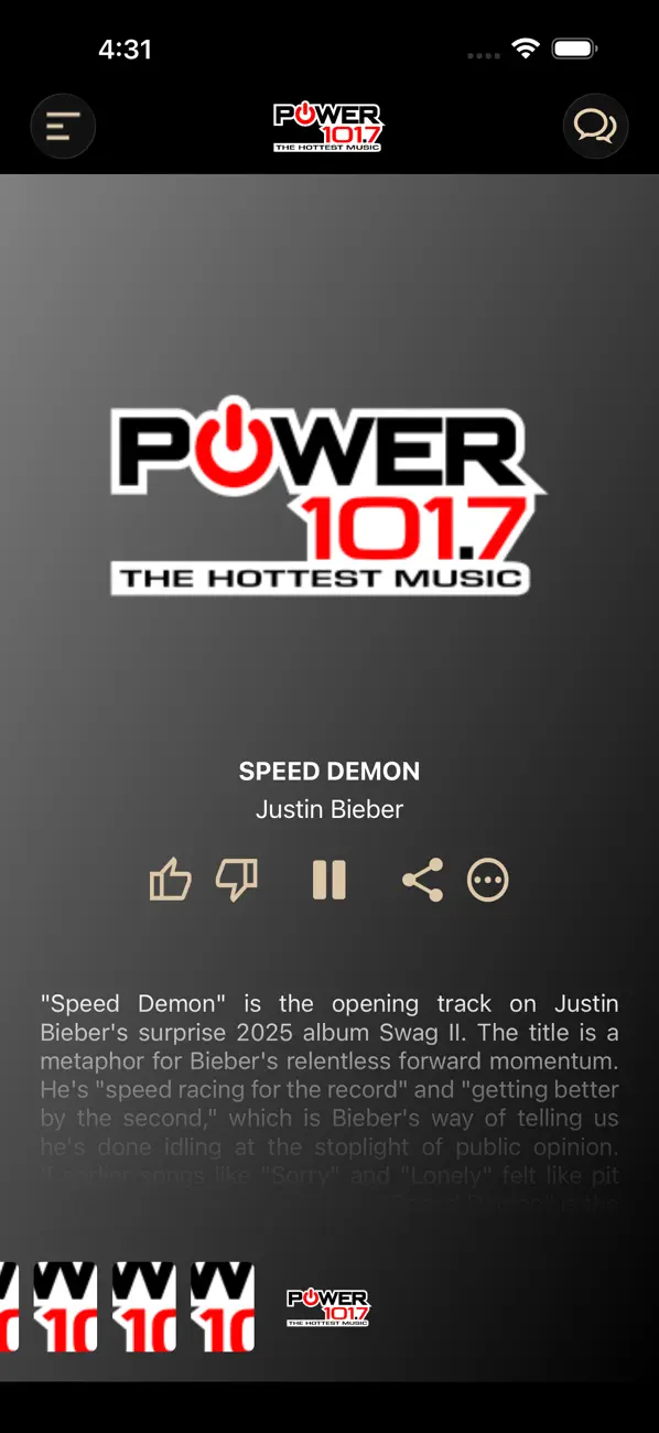 Screenshot #1 pour Power 101.7