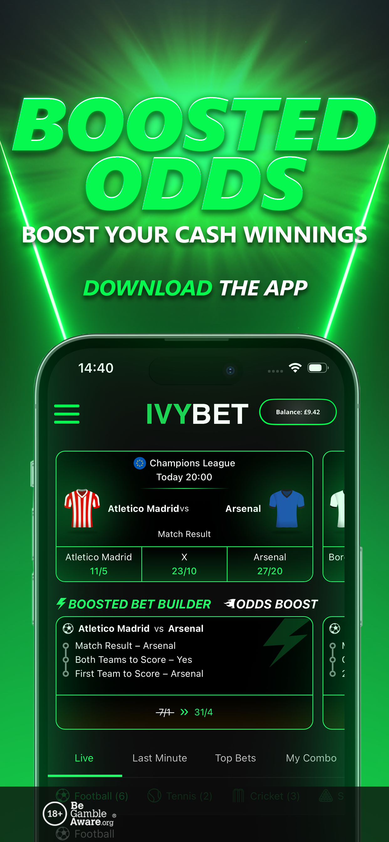 IvyBet - Sports Betting screenshot 3