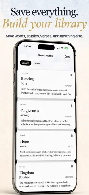 Bible Word Study iPhone screenshot 5