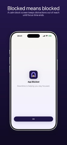 Downtime: Focus App Blocker Screenshot 3 of 4