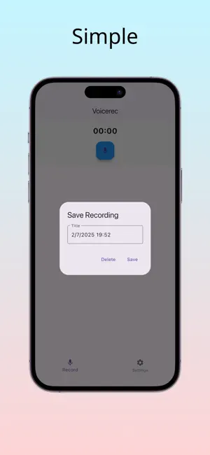 Voice Recorder - Voicerec screenshot 2