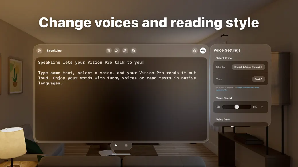 SpeakLine – Text to Speech screenshot 2