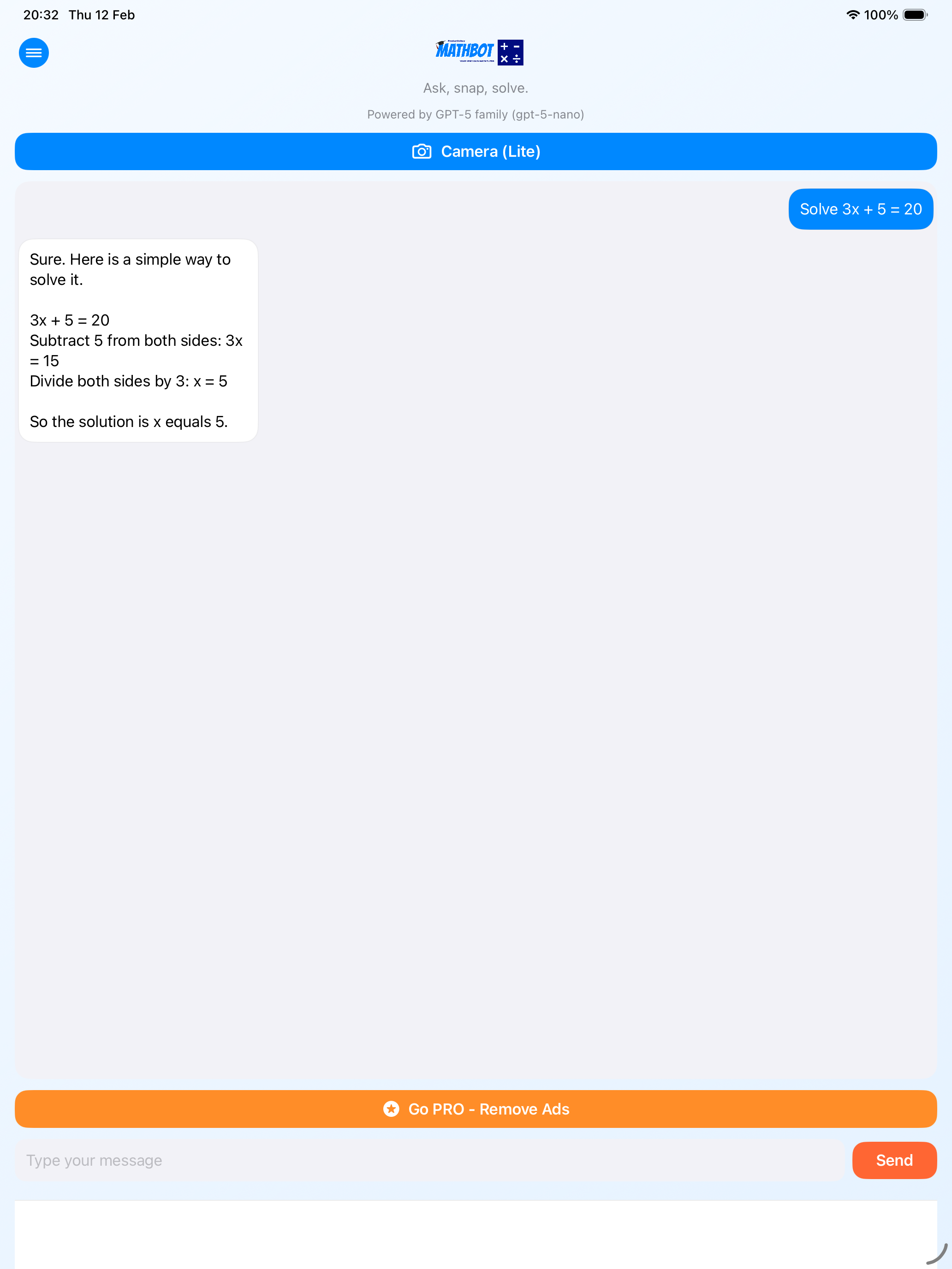 AI MathBot