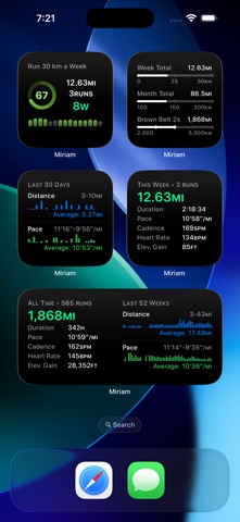 Miriam: Running Log Screenshot 7 of 8