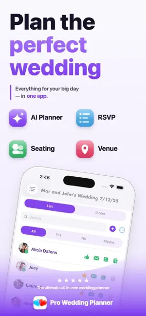 Pro Wedding Planner screenshot 1