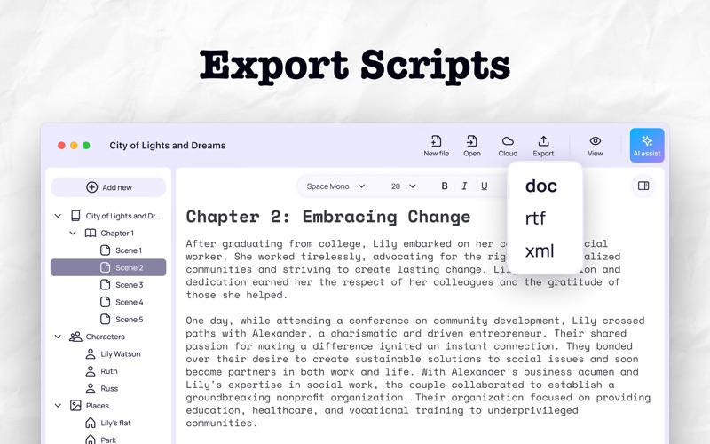 Draft Writing - Script & Blog Screenshot