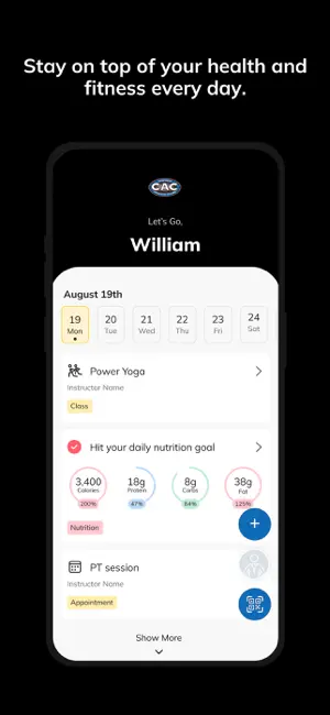 CAC Chicago Athletic Clubs screenshot 2