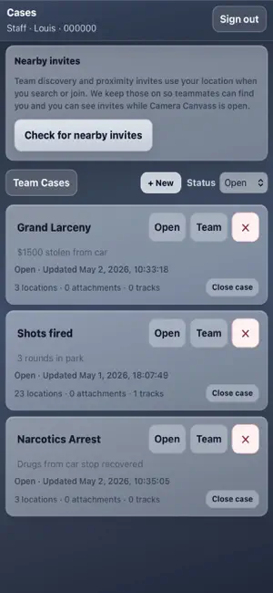 Camera Canvass screenshot 2