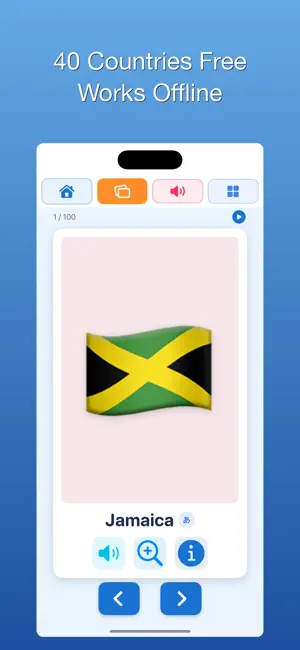100 Countries: Flags & Hello screenshot 2