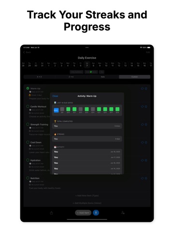 Checklist Genie - List & To Do iPad screenshot