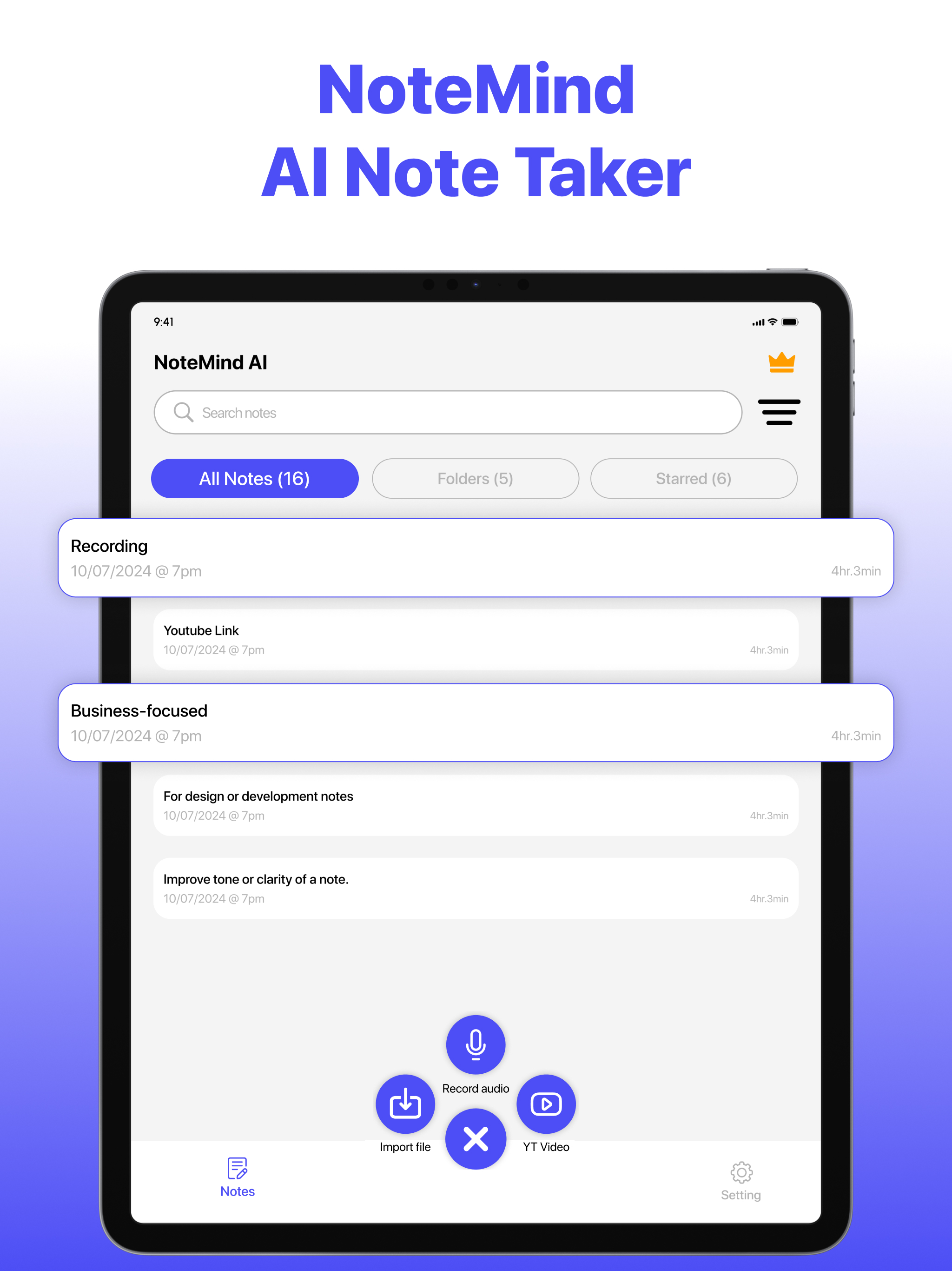 AI Note Taker・Voice to Text screenshot 6