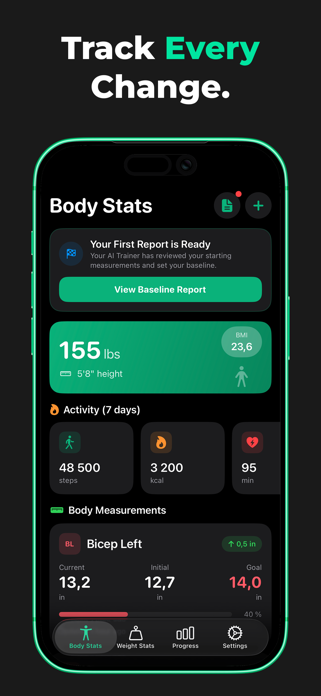 Body Tracker : Measurements Screenshot 1 of 5