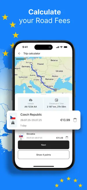 eTOLLs EU: Digital Vignettes screenshot 2