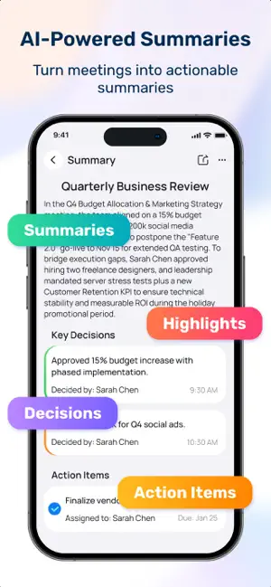 AI Note Taker-Meeting Summary screenshot 3