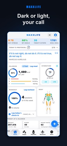 MAXXLIFE: Health & Longevity iPhone screenshot