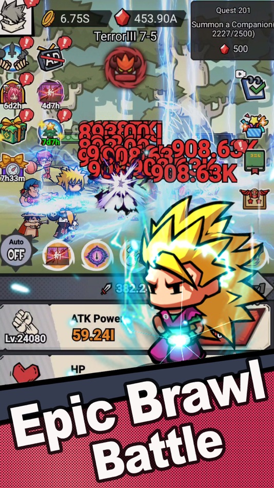#4. Brawl Heroes - Idle RPG (iOS) 由: GameCaff