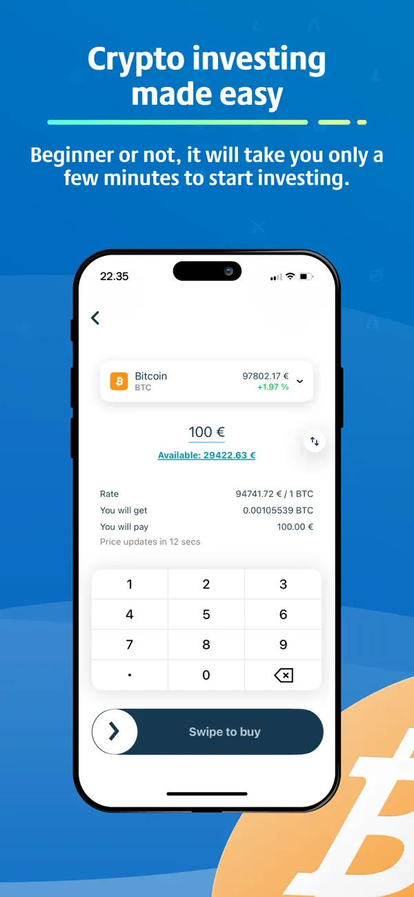 Screenshot #1 pour Coinmotion: Buy Bitcoin Easily