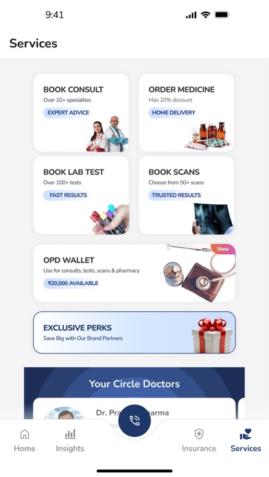 Circle Health App Screenshot