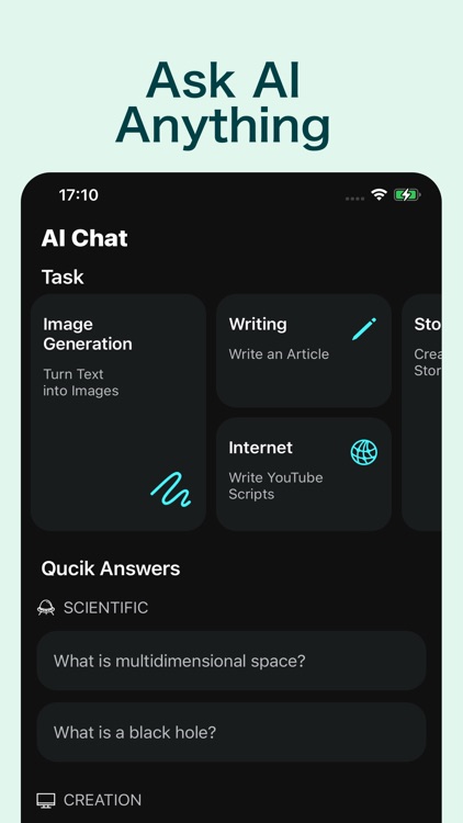 AI Chat 中文版 聊天机器人-聊天、写作AI机器人