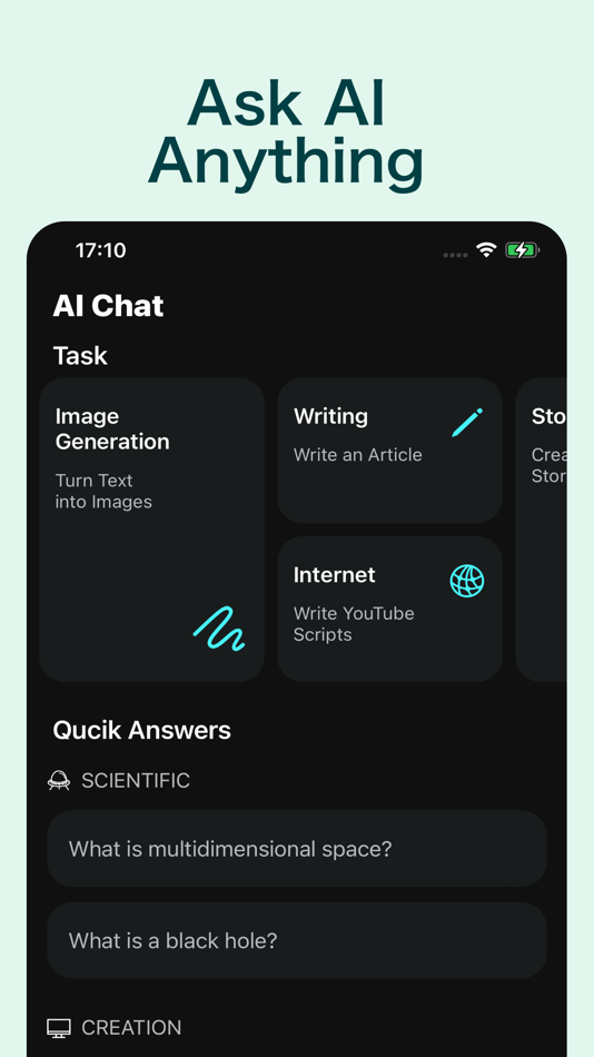 #3. AI Chat 中文版 聊天机器人-聊天、写作AI机器人 (iOS) 来自: yangzhou guangying network technology co ltd