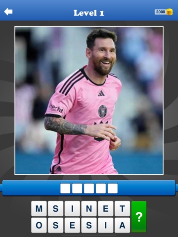 Whos the Player? Football Quiz iPad screenshot