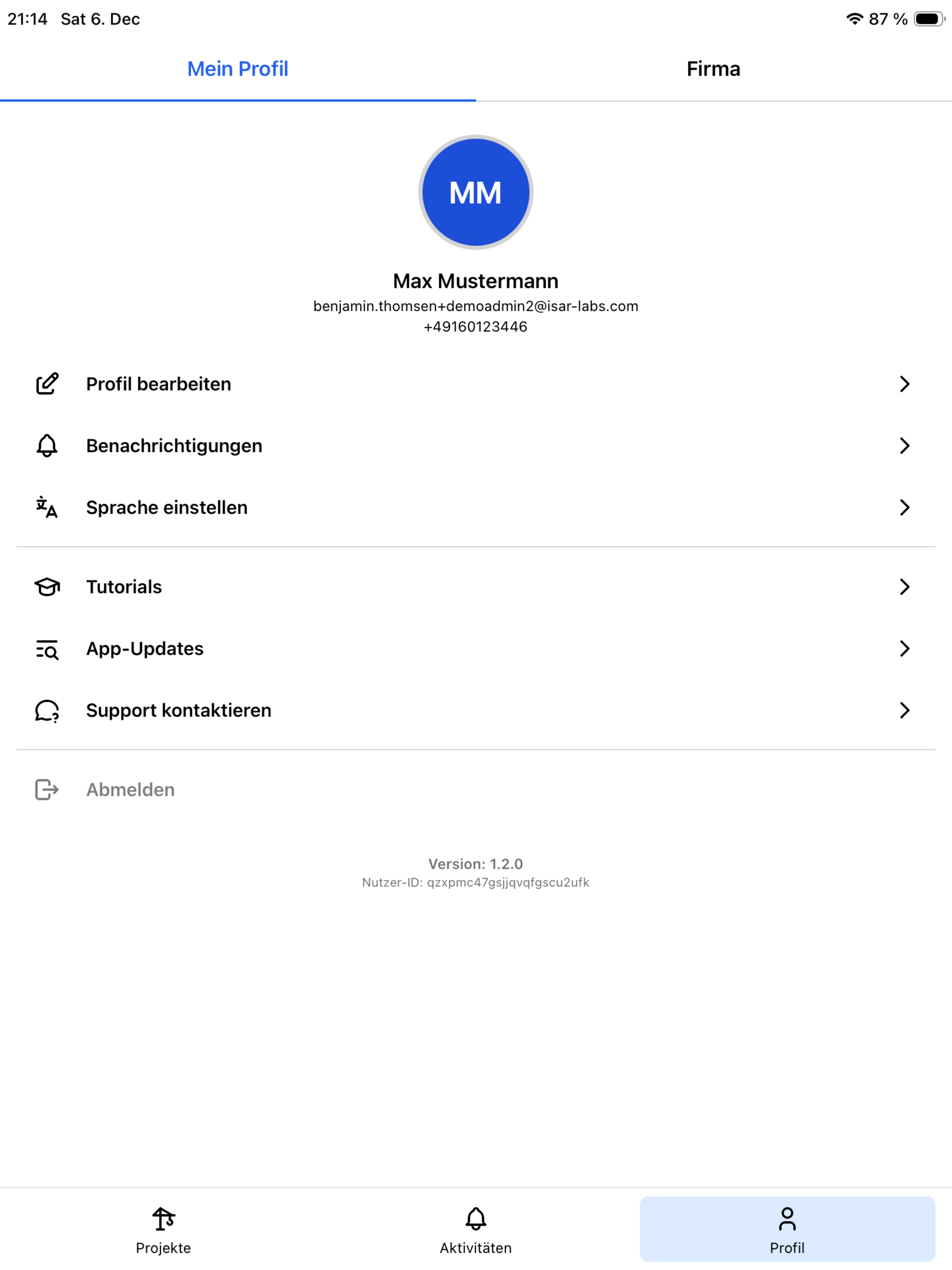 Isar Labs: Baustelle & Doku screenshot 18